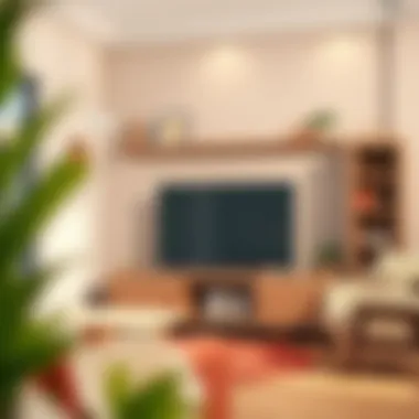 DIY setup for Koçtaş TV unit in a cozy space